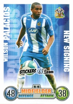 Sticker Wilson Palacios - English Premier League 2007-2008. Match Attax Extra - Topps