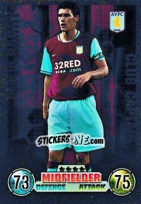 Sticker Gareth Barry - English Premier League 2007-2008. Match Attax Extra - Topps