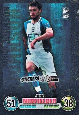 Sticker Damien Johnson - English Premier League 2007-2008. Match Attax Extra - Topps