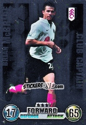 Sticker Brian McBride - English Premier League 2007-2008. Match Attax Extra n. C9 - Topps