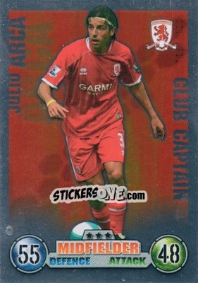 Sticker Julio Arca - English Premier League 2007-2008. Match Attax Extra n. C13 - Topps