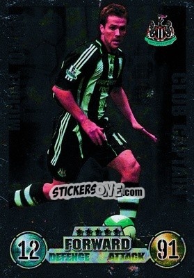 Sticker Michael Owen - English Premier League 2007-2008. Match Attax Extra - Topps