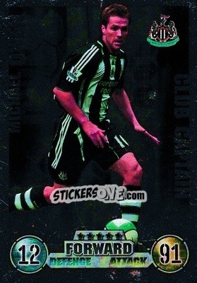 Sticker Michael Owen - English Premier League 2007-2008. Match Attax Extra n. C14 - Topps