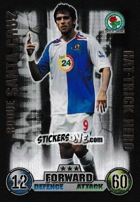 Sticker Roque Santa Cruz - English Premier League 2007-2008. Match Attax Extra - Topps