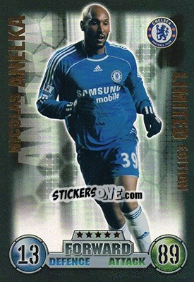 Sticker Nicolas Anelka - English Premier League 2007-2008. Match Attax Extra - Topps