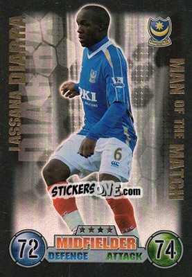 Sticker Lassana Diarra - English Premier League 2007-2008. Match Attax Extra n. M7 - Topps