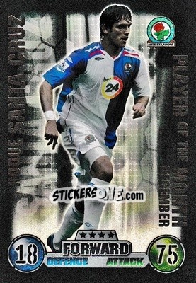 Sticker Roque Santa Cruz - English Premier League 2007-2008. Match Attax Extra - Topps