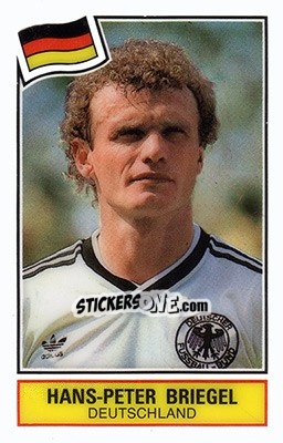 Sticker Hans-Peter Briegel - Football SuperStars n. 4 - Panini
