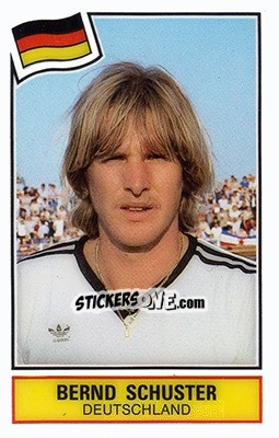 Sticker Bernd Schuster - Football SuperStars n. 6 - Panini
