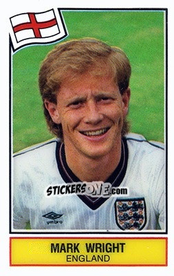 Sticker Mark Wright - Football SuperStars - Panini