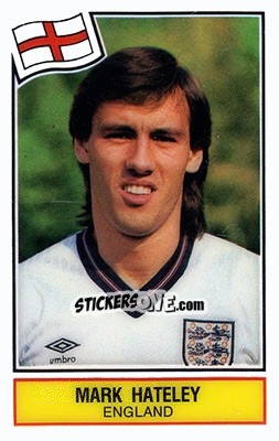 Sticker Mark Hateley - Football SuperStars n. 21 - Panini