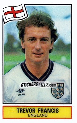 Sticker Trevor Francis - Football SuperStars n. 22 - Panini