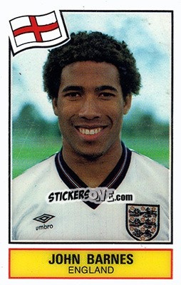 Sticker John Barnes - Football SuperStars n. 24 - Panini