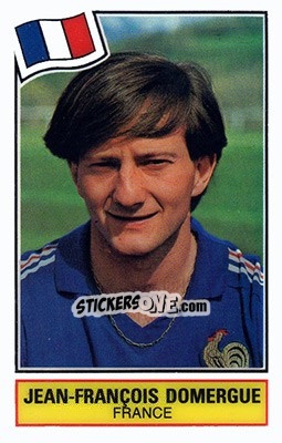 Sticker Jean-François Domergue - Football SuperStars - Panini