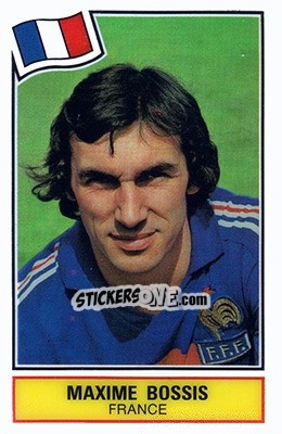 Sticker Maxime Bossis - Football SuperStars n. 30 - Panini