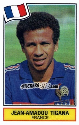 Sticker Jean-Amadou Tigana - Football SuperStars - Panini