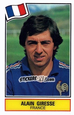 Figurina Alain Giresse - Football SuperStars n. 33 - Panini