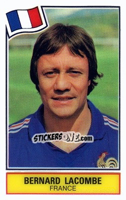 Sticker Bernard Lacombe - Football SuperStars n. 34 - Panini