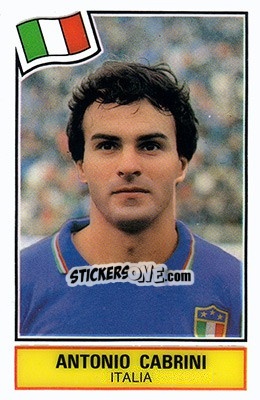 Sticker Antonio Cabrini - Football SuperStars n. 40 - Panini