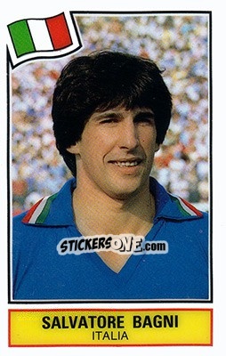 Sticker Salvatore Bagni - Football SuperStars n. 41 - Panini