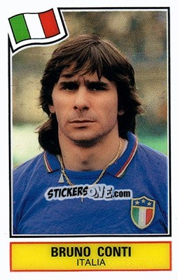 Sticker Bruno Conti - Football SuperStars n. 44 - Panini