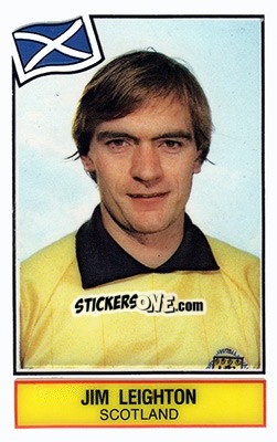 Sticker Jim Leighton - Football SuperStars n. 50 - Panini