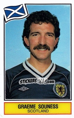 Sticker Graeme Souness - Football SuperStars n. 55 - Panini