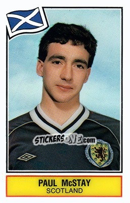 Sticker Paul McStay - Football SuperStars n. 56 - Panini