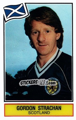 Sticker Gordon Strachan - Football SuperStars - Panini