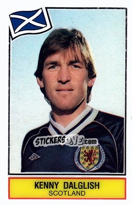 Sticker Kenny Dalglish - Football SuperStars n. 59 - Panini