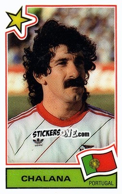 Cromo Chalana (Portugal) - Football SuperStars - Panini