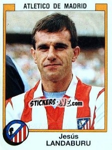 Sticker Jesus Landaburu - Liga Spagnola 1987-1988 n. 35 - Panini