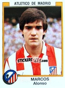 Sticker Marcos Alonso - Liga Spagnola 1987-1988 - Panini