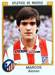 Sticker Marcos Alonso - Liga Spagnola 1987-1988 n. 37 - Panini