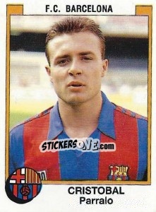 Sticker Cristobal Parraio - Liga Spagnola 1987-1988 n. 46 - Panini
