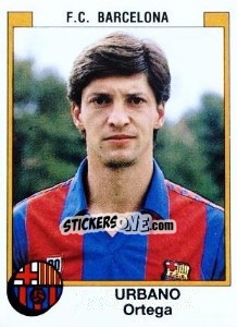 Figurina Urbano Ortega - Liga Spagnola 1987-1988 - Panini