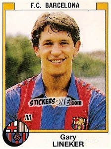 Cromo Gary Lineker - Liga Spagnola 1987-1988 - Panini