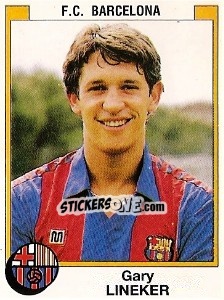 Sticker Gary Lineker - Liga Spagnola 1987-1988 n. 57 - Panini