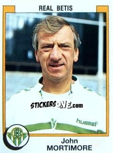 Sticker John Mortimore - Liga Spagnola 1987-1988 - Panini