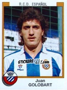 Sticker Juan Golobart - Liga Spagnola 1987-1988 n. 131 - Panini