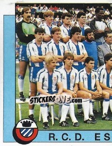 Sticker Equipo - Liga Spagnola 1987-1988 - Panini