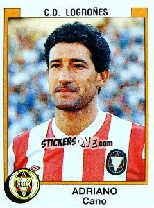 Sticker Adriano Cano - Liga Spagnola 1987-1988 - Panini