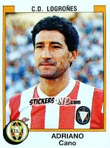 Figurina Adriano Cano - Liga Spagnola 1987-1988 n. 162 - Panini