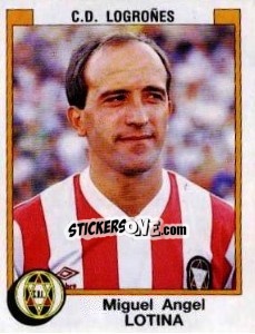 Sticker Miguel Angel Loitina - Liga Spagnola 1987-1988 - Panini