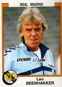 Cromo Leo Beenhakker - Liga Spagnola 1987-1988 - Panini