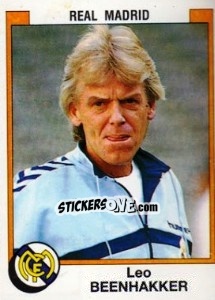 Sticker Leo Beenhakker - Liga Spagnola 1987-1988 n. 177 - Panini