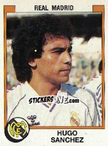 Sticker Hugo Sanchez - Liga Spagnola 1987-1988 - Panini
