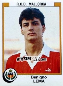 Figurina Benigno Lema - Liga Spagnola 1987-1988 - Panini