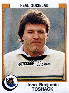 Cromo John Toshack - Liga Spagnola 1987-1988 - Panini