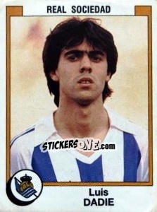 Sticker Luis Dadie - Liga Spagnola 1987-1988 n. 313 - Panini
